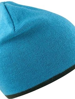 Result Headwear RC 046X Obojstranná pletená čiapka 28.046X aqua/šedá