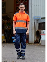 220 HiVis Piqué Polo hi vis model 22501623 - Yoko