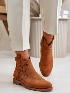 Dámské botky s na zip Camel model 21668265 - S.Barski