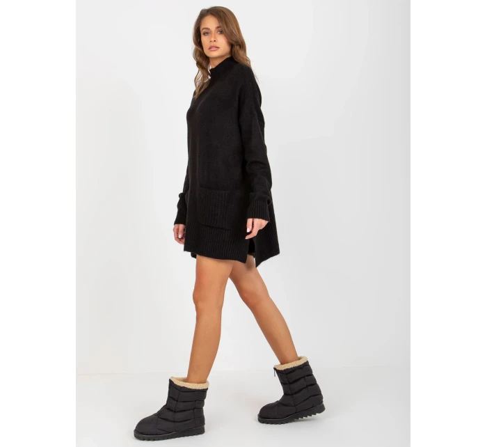 Dámsky sveter RV SW 7051 čierny Dámsky sveter RV SW 7051 čierny