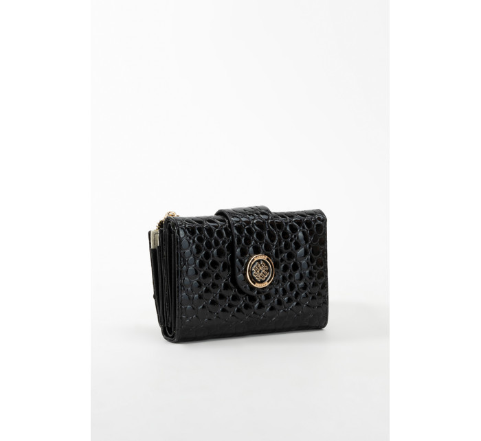 Monnari Peňaženky Malá kožená peňaženka čierna