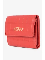 Dámská malá peněženka z přírodní kůže se zvířecím vzorem Nobo červená