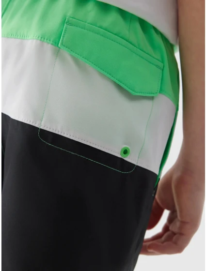 Chlapecké plážové šortky typu model 20436579  zelené - 4F