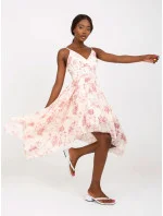 Dámské šaty SK model 18570756 světle béžové - FPrice