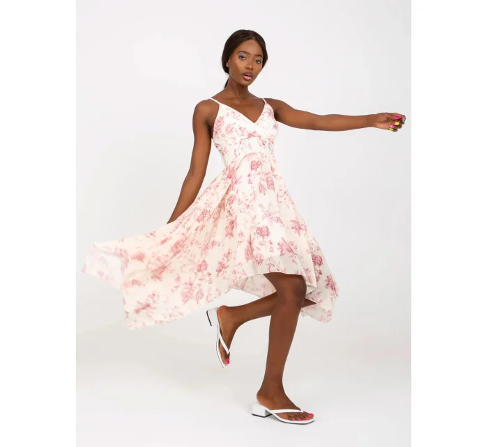 Dámské šaty SK model 18570756 světle béžové - FPrice