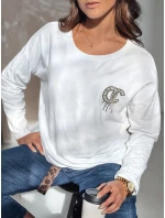 Dámska blúzka oversize ICONIQ biela FashionStreet RY2694