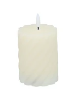DEKORAČNÁ SVIEČKA 75x100MM LED VOSK CREME DEKORAČNÁ SVIEČKA 75x100MM LED VOSK CREME