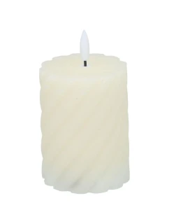 DEKORAČNÁ SVIEČKA 75x100MM LED VOSK CREME