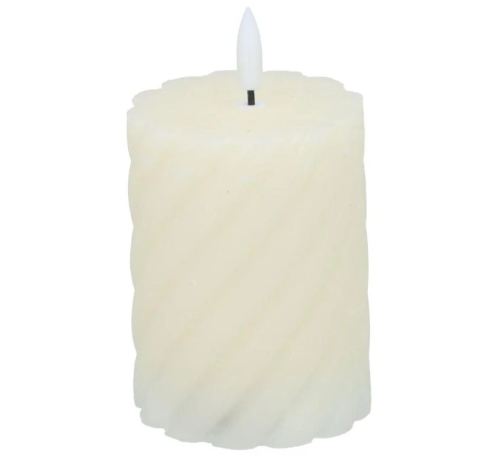 DEKORAČNÁ SVIEČKA 75x100MM LED VOSK CREME DEKORAČNÁ SVIEČKA 75x100MM LED VOSK CREME