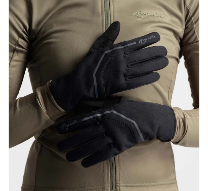 Dámske zimné rukavice Rogelli APEX black XL