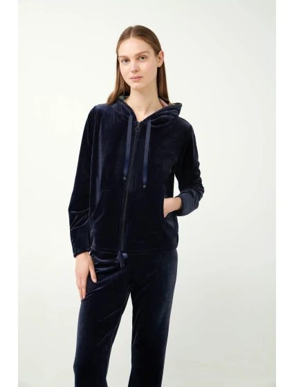 Vamp - Zamatová tepláková súprava s kapucňou 21134 - Vamp