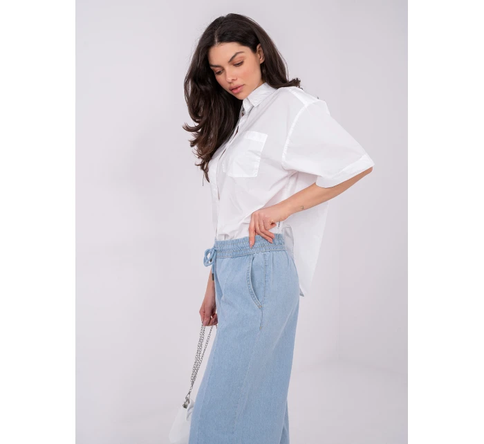 Spodnie model 21818913 jasny niebieski - FPrice Spodnie model 21818913 jasny niebieski - FPrice