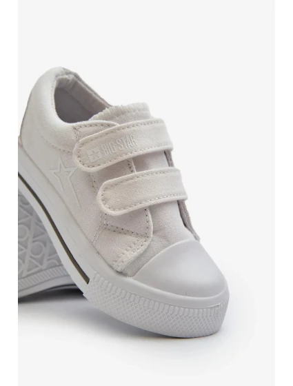 Detské tenisky na suchý zips Big Star White
