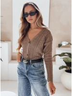 dámský svetr čokoládová Dstreet model 21967036 - FashionStreet