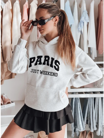 Dámská oversize mikina šedá Dstreet model 21988149 - FashionStreet