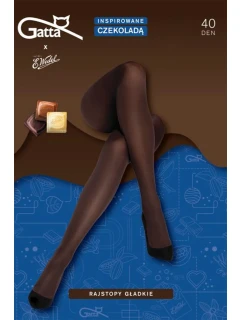 Gatta Microfiber Tights 40 DEN farba:dark choco