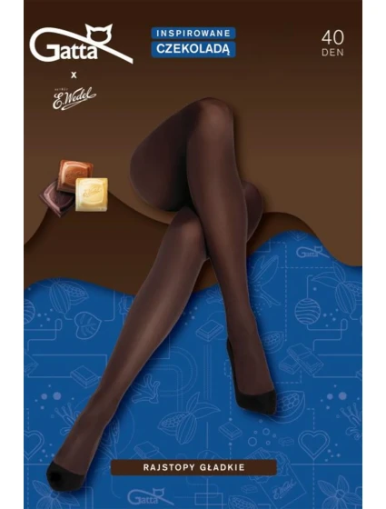 Gatta Microfiber Tights 40 DEN farba:dark choco Gatta Microfiber Tights 40 DEN farba:dark choco