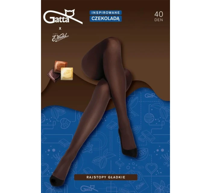 Gatta Microfiber Tights 40 DEN farba:dark choco Gatta Microfiber Tights 40 DEN farba:dark choco