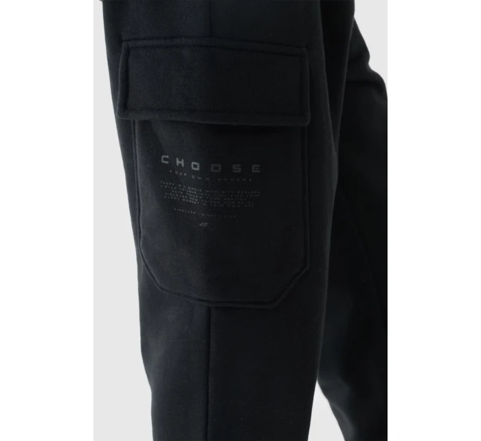 Chlapecké Kalhoty Černé model 21673411 - 4F Chlapecké Kalhoty Černé model 21673411 - 4F