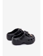 Klapki Dziecięce Dziewczęce Piankowe Z Kokardką I Ozdobami Czarne Selvana Klapki Dziecięce Dziewczęce Piankowe Z Kokardką I Ozdobami Czarne Selvana