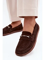 Kožené mokasíny Barefoot Z Zazoo 322 Čokoládové
