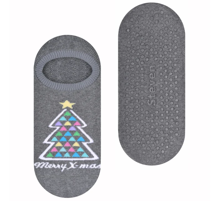 Ponožky 132-019 Melange Grey - Steven Ponožky 132-019 Melange Grey - Steven