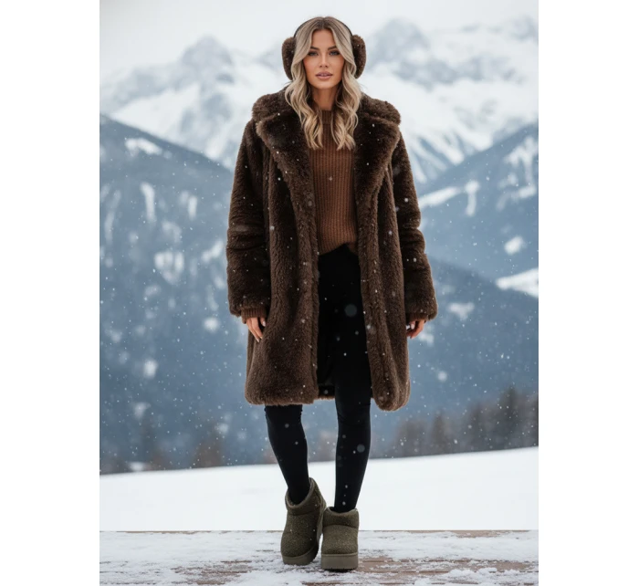 Dámske textilné snežnice s kožušinou zelené FashionStreet ZY1254