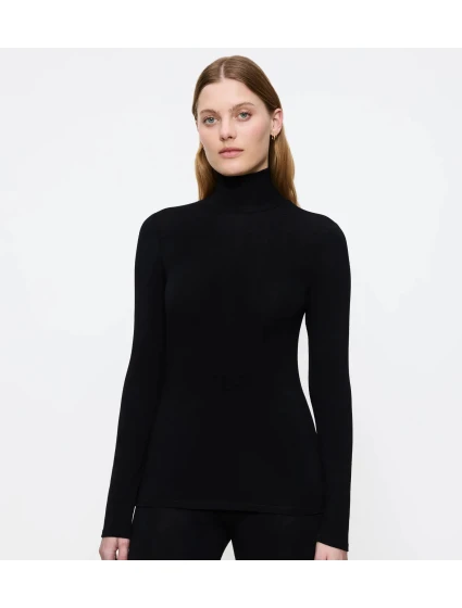Beauty Layers Top LSL Turtleneck 04 - BLACK - TRIUMPH BLACK - TRIUMPH