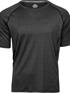 TJ Pánské sportovní tričko 18. black melange model 22498170 - Tee Jays