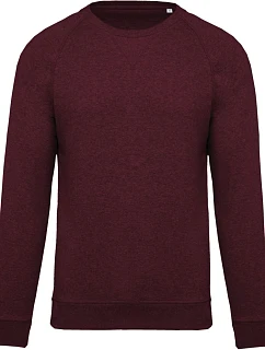 K 480 Pánská raglánová mikina z bio bavlny model 22509699 wine heather - Kariban