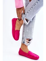 Zamszowe Mokasyny Damskie Fuksja Morreno Zamszowe Mokasyny Damskie Fuksja Morreno