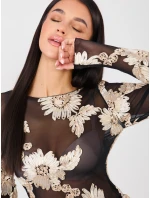 Blúzka IT BZ 22125.60 čierna a béžová