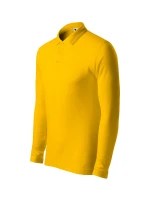 Polokošeľa Pique Polo LS žltá