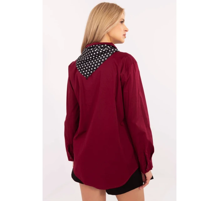 Košeľa s dlhým rukávom model 204365 Taliansko Moda