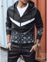 FashionStreet čierna pánska tepláková súprava AX0604