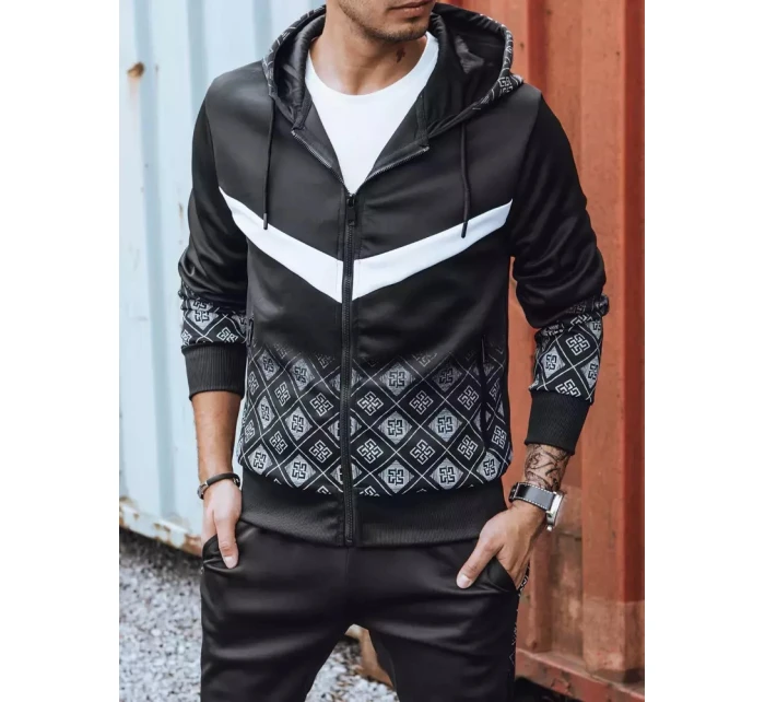 FashionStreet čierna pánska tepláková súprava AX0604