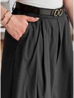 FLOWES sukňa s opaskom čierna FashionStreet UY2591