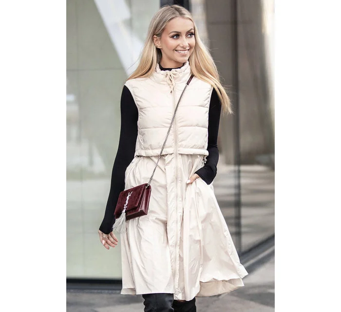 Světle béžová vesta s spodní částí model 17019417 - Ann Gissy