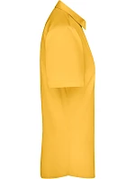 JN 679 Popelínová halenka s krátkým rukávem model 22488253 yellow - Daiber JN 679 Popelínová halenka s krátkým rukávem model 22488253 yellow - Daiber