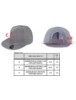RC 6 panelová kšiltovka s plochým kšiltem 28. heather grey model 22424745 - Result Headwear RC 6 panelová kšiltovka s plochým kšiltem 28. heather grey model 22424745 - Result Headwear