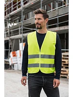 – Jednoduchá bezpečnostní vesta yellow model 22473503 - Korntex – Jednoduchá bezpečnostní vesta yellow model 22473503 - Korntex