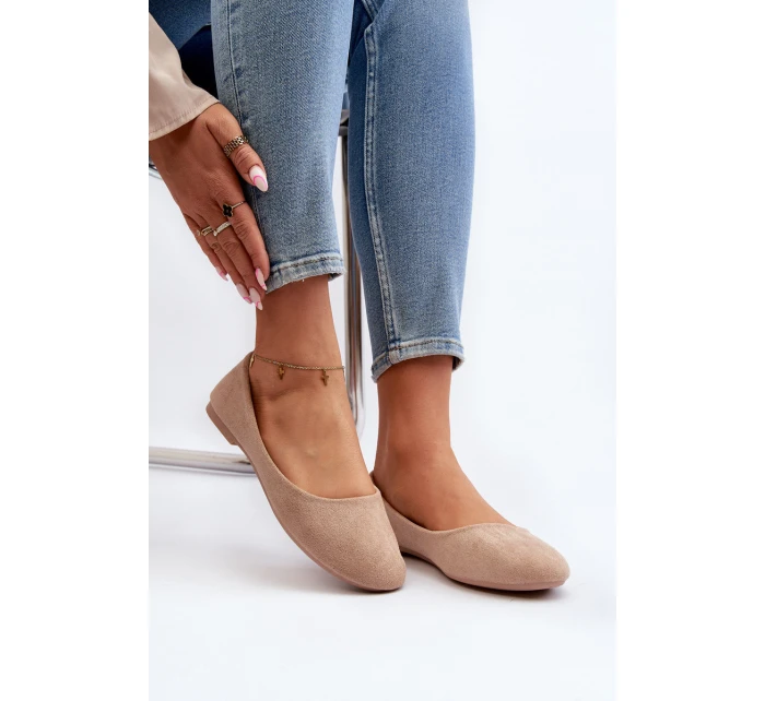 Dámské semišové béžové model 21647056 - EVENTO