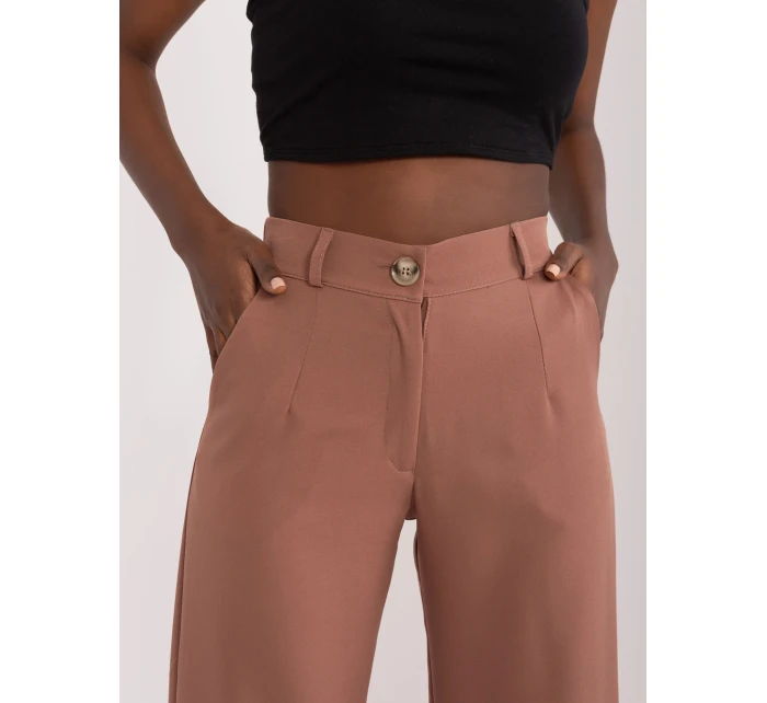 Spodnie LK SP model 19662118 brązowy - FPrice Spodnie LK SP model 19662118 brązowy - FPrice