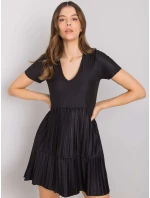 Sukienka RO SK model 20190632 czarny - FPrice Sukienka RO SK model 20190632 czarny - FPrice