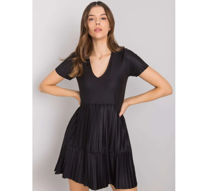 Sukienka RO SK model 20190632 czarny - FPrice Sukienka RO SK model 20190632 czarny - FPrice