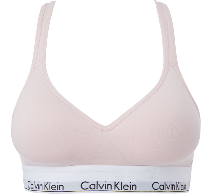 Dámska podprsenka Lift Bralette Modern Cotton000QF1654E2NT svetlo ružová - Calvin Klein