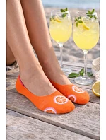 Dámske vzorované ponožky so silikónom