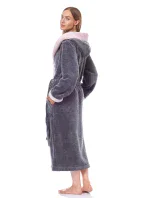 Dlhý dámsky župan L&L 9145 Hft 3XL