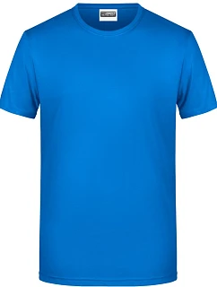 8008 Pánské tričko z bio bavlny model 22438051 cobalt - Daiber
