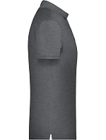 Pánské piqué polo z bio bavlny 02. black heather model 22437785 - Daiber Pánské piqué polo z bio bavlny 02. black heather model 22437785 - Daiber